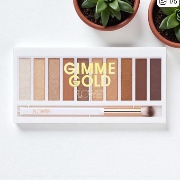 FLOWER Gimme Gold Eyeshadow Palette pc - Picture 1 of 1